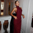 Women Maxi Dress Red 0