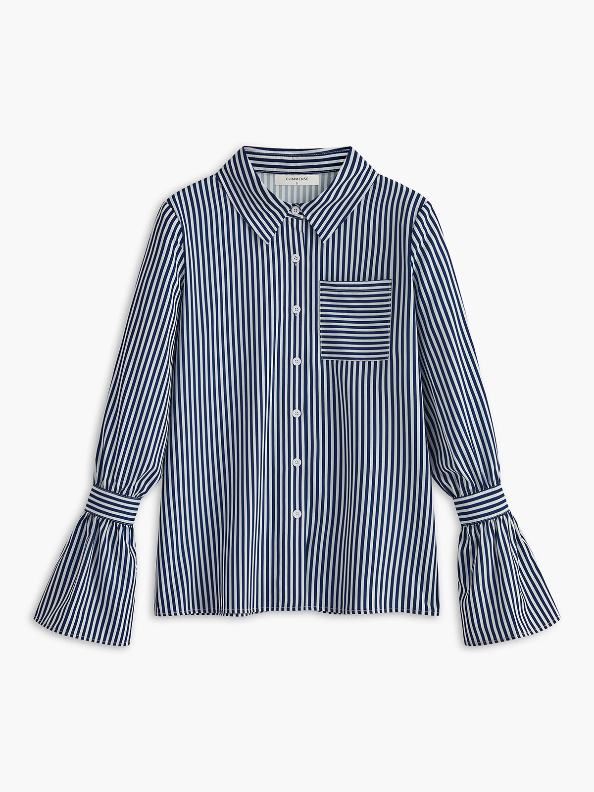 Women'S Blouse Flared Sleeves 1