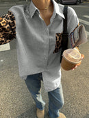 Women'S Blouse With Lion Details 4