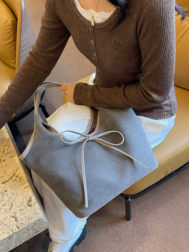 Women'S Handbag With Bow Detail 5
