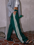 Women'S High Waist Patchwork Pants 0