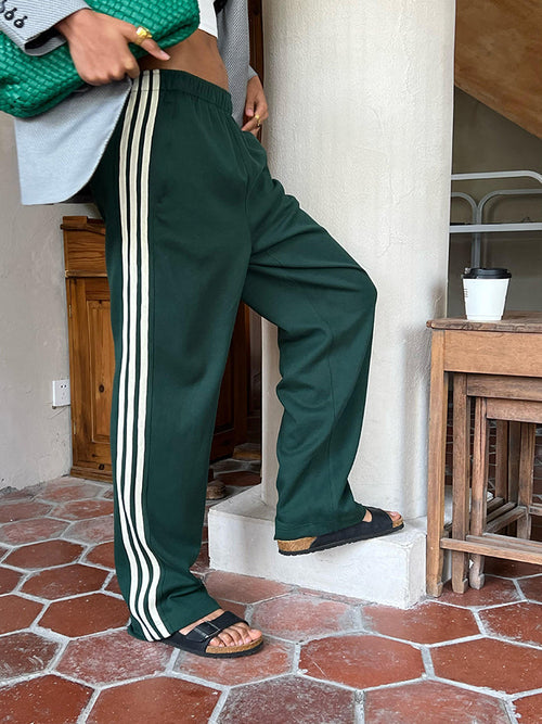 Women'S High Waist Patchwork Pants 4