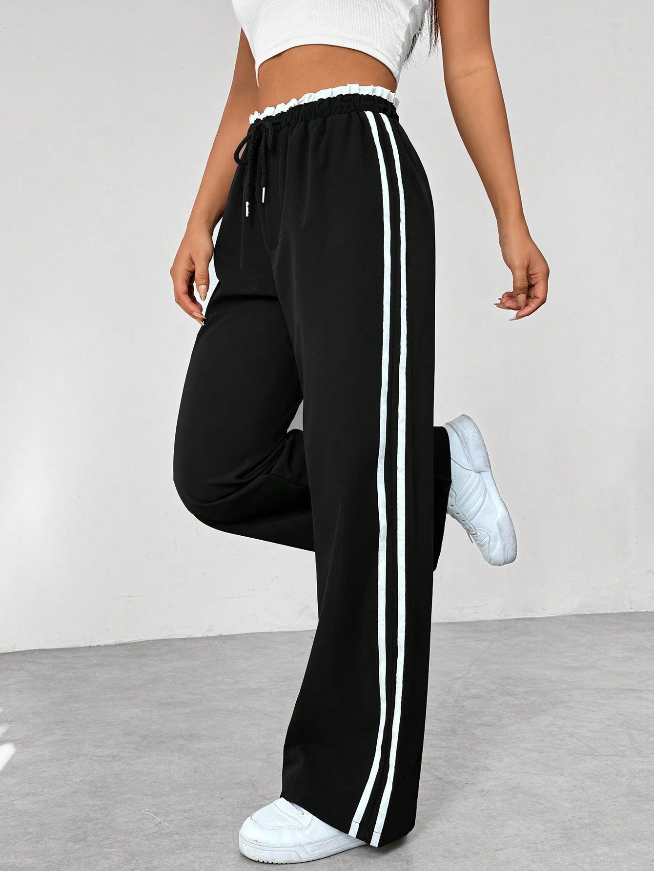 Women'S Trousers Wide Leg 2
