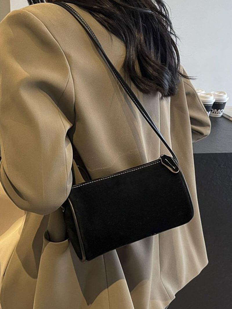 Women Shoulder Bag Suede 4