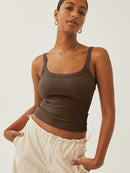 Women Sleeveless Crop Camisole 0