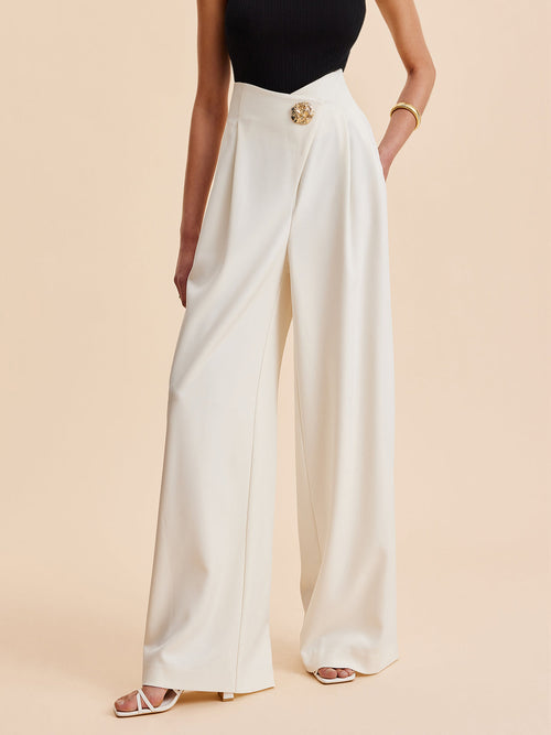 Women Wide Trousers High Waist 0