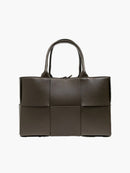 Women Woven Leather Handbag 1
