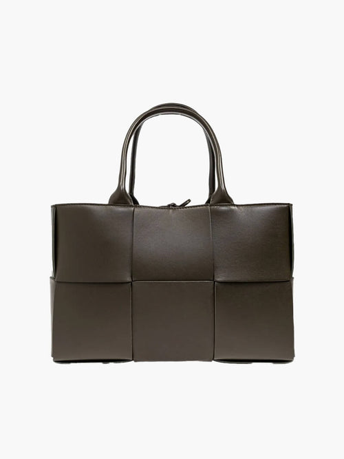 Women Woven Leather Handbag 1