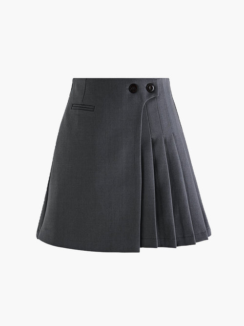 Women's Black Mini Skirt High Waist 0