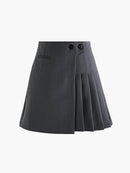 Women's Black Mini Skirt High Waist 1