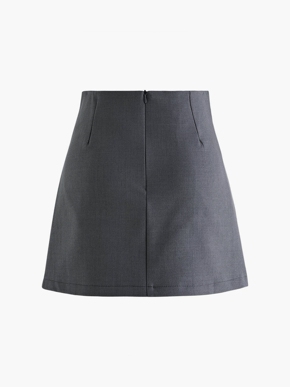 Women's Black Mini Skirt High Waist 3
