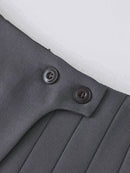 Women's Black Mini Skirt High Waist 4