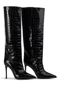 Women's Boots Croco-Leather