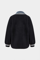 Women's Cardigan Denim Knit Hybrid 1