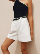 Women's Casual Summer Shorts – Breathable Cotton and Linen Blend, Relaxed Fit 0