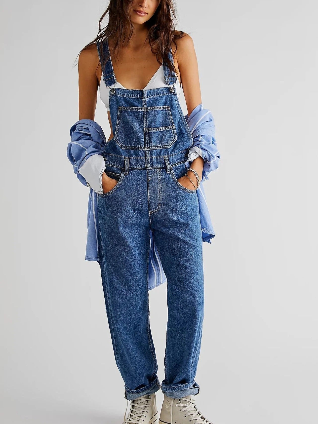 Women's Denim Dungarees