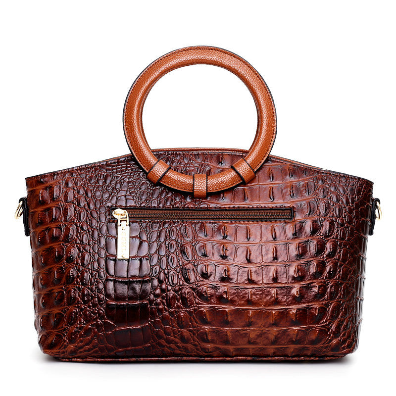 Women's Handbag Crocodile Print