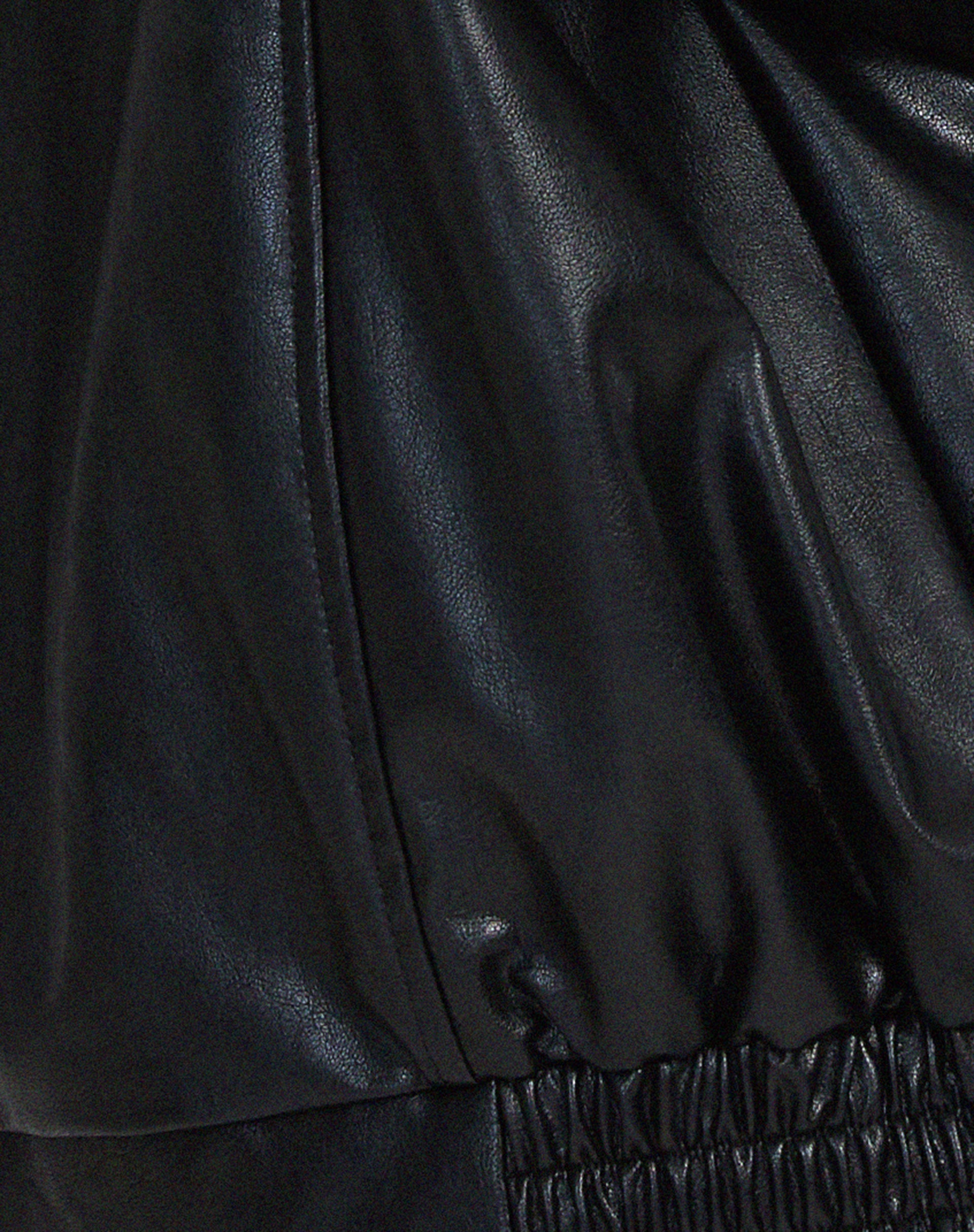 Women's Leather Jacket Oversized 8