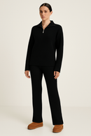 Women's Loungewear Set Luxe Comfort Wide-Leg Pants and Top 3