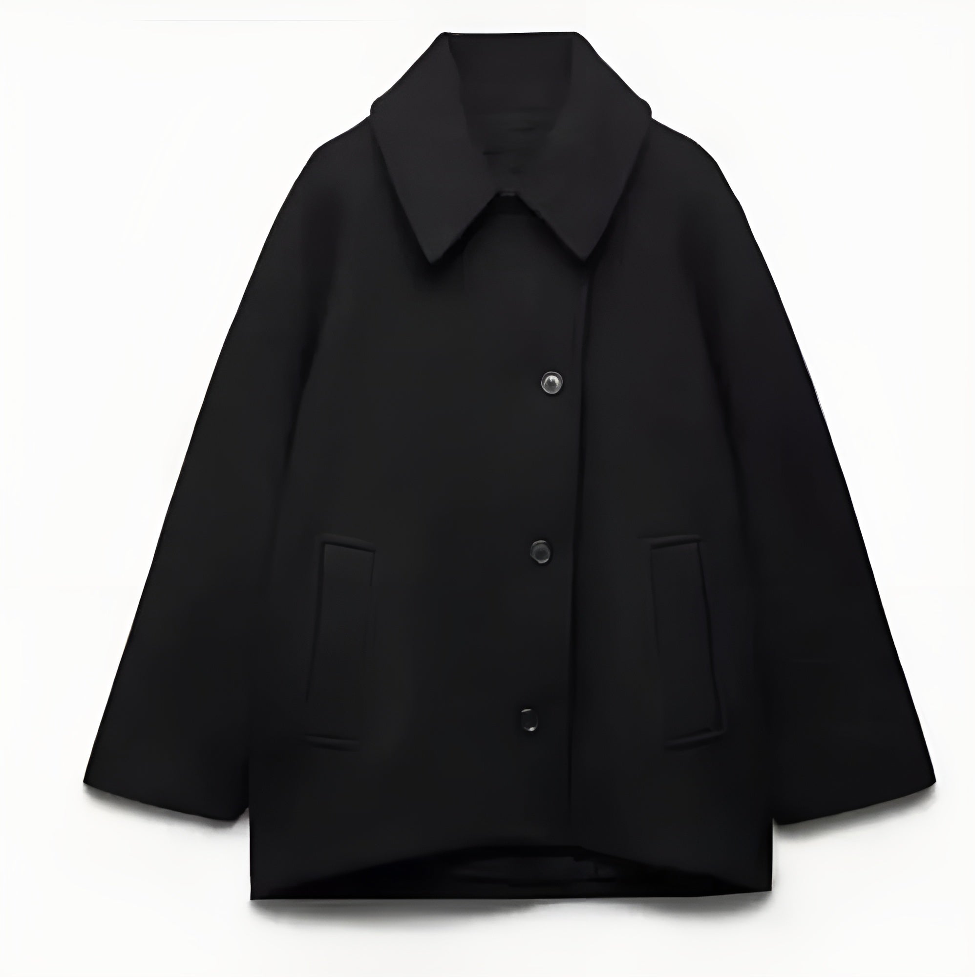 Women's Oversized Jacket Wool Blend Stylish 3
