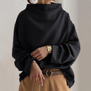 Women's Oversized Turtleneck Sweater Knit Casual Style 0