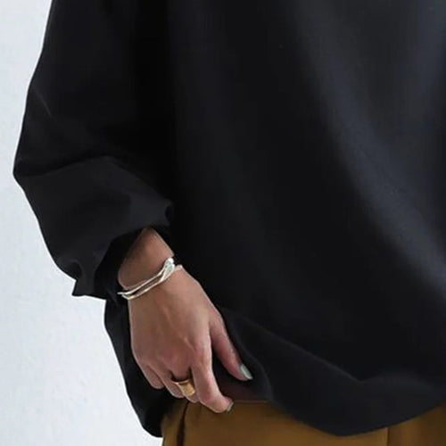 Women's Oversized Turtleneck Sweater Knit Casual Style 4