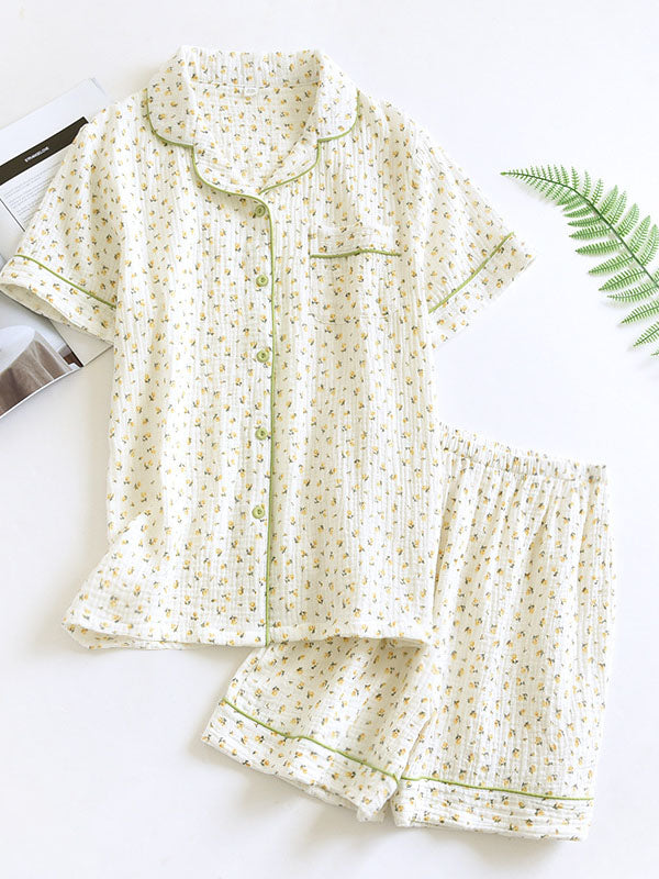 Women's Pajama Set Floral Print