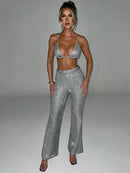 Women's Sequin Set Elegant Style 1