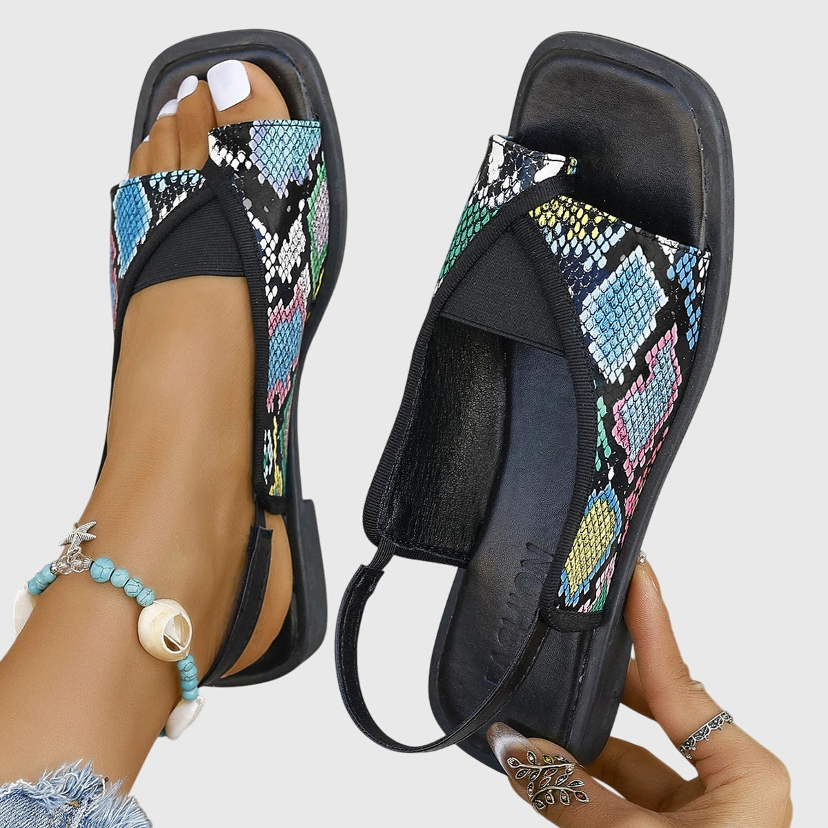 Women's Slingback Flat Sandals: Effortless Comfort for Summer Fun 6