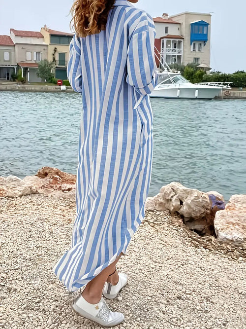 Women's Striped Maxi Dress: Effortless Style for Everyday Adventures 2