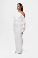 Women's Sweater Dress High Quality Fiber Drop Shoulder Style 1