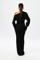 Women's Sweater Dress High Quality Fiber Drop Shoulder Style 3