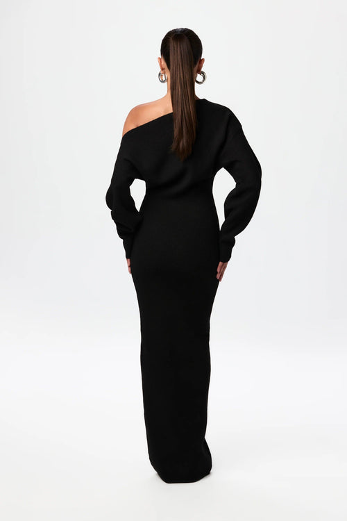 Women's Sweater Dress High Quality Fiber Drop Shoulder Style 3