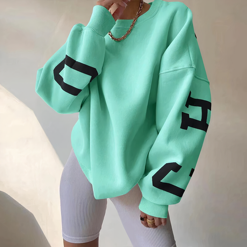 Women's Sweater Letterpress Style Elegant Design 0