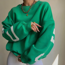 Women's Sweater Letterpress Style Elegant Design 5