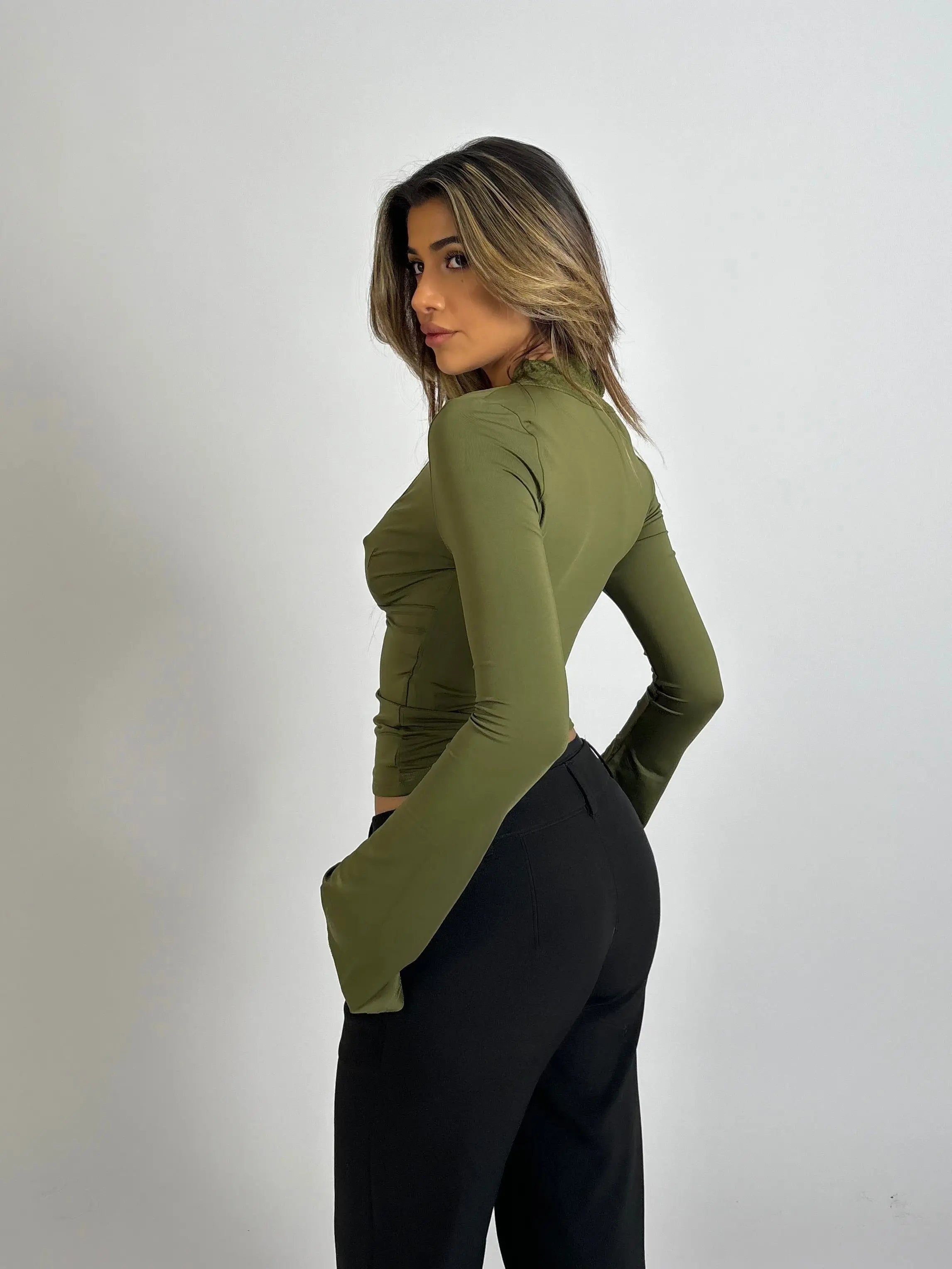 Women's T Shirt With Lace 3