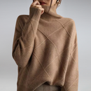 Women's Turtleneck Sweater Cashmere Style 1