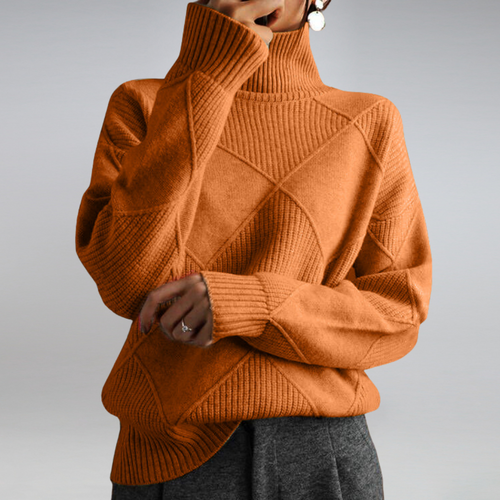 Women's Turtleneck Sweater Cashmere Style 7
