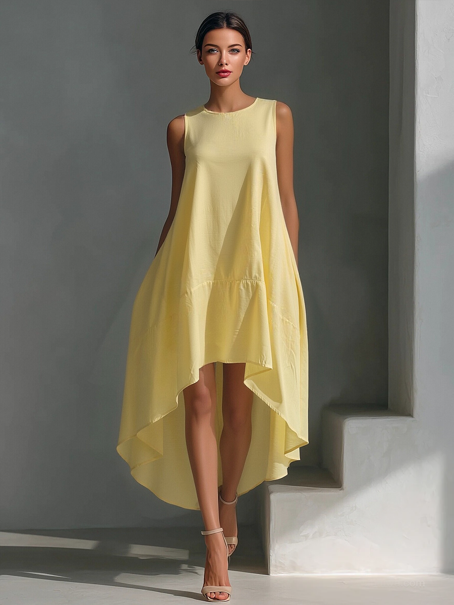 Women's White Linen Midi Dress: Effortless Summer Style for Every Occasion 2