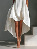 Women's White Linen Midi Dress: Effortless Summer Style for Every Occasion 6