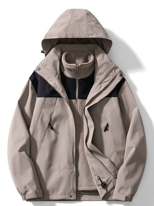Women's Winter Coats 3-in-1 Fleece Jacket 3