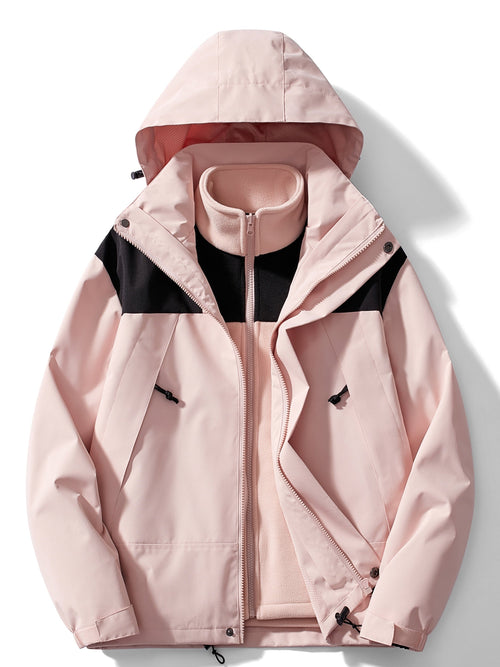 Women's Winter Coats 3-in-1 Fleece Jacket 5