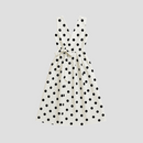 Women’s Polka Dot Midi Dress – Wrap Front, Tie Waist, Sleeveless