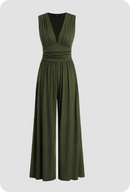 Women’s Sleeveless Jumpsuit – Flattering Fit for Effortless Elegance
