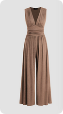 Women’s Sleeveless Jumpsuit – Flattering Fit for Effortless Elegance