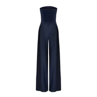 Women’s Tube Jumpsuit with Waist Sculpting Corset Effect – Elegant Slim Fit