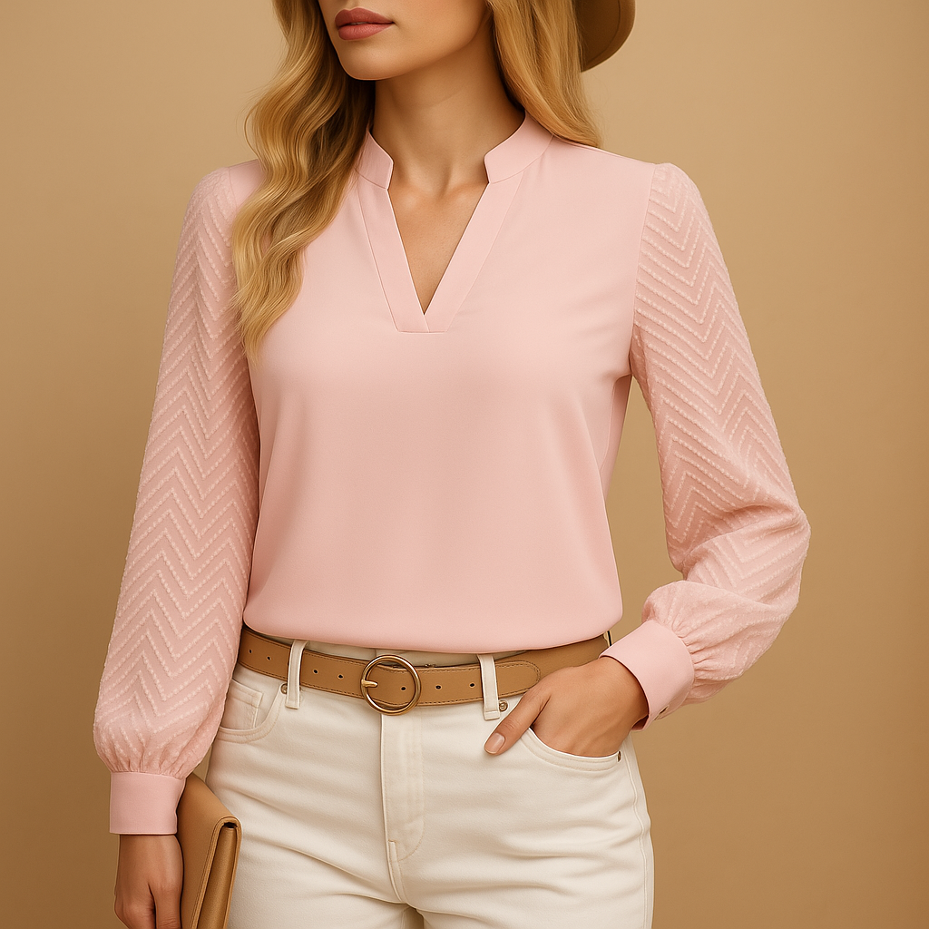 Women’s V-Neck Top – Flowy Fit for Effortless Style and Comfort
