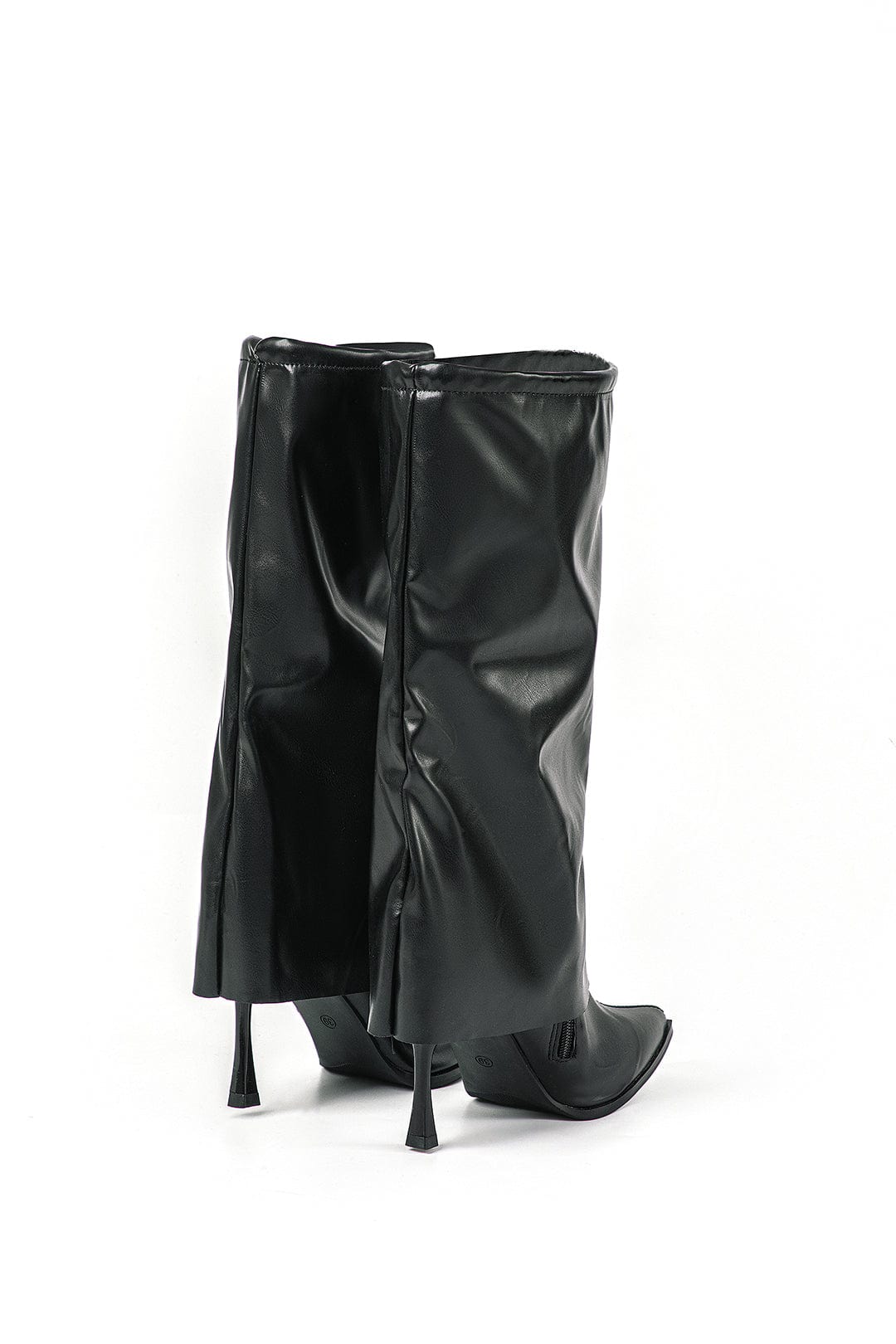 Womens Boots Black Oversized 1