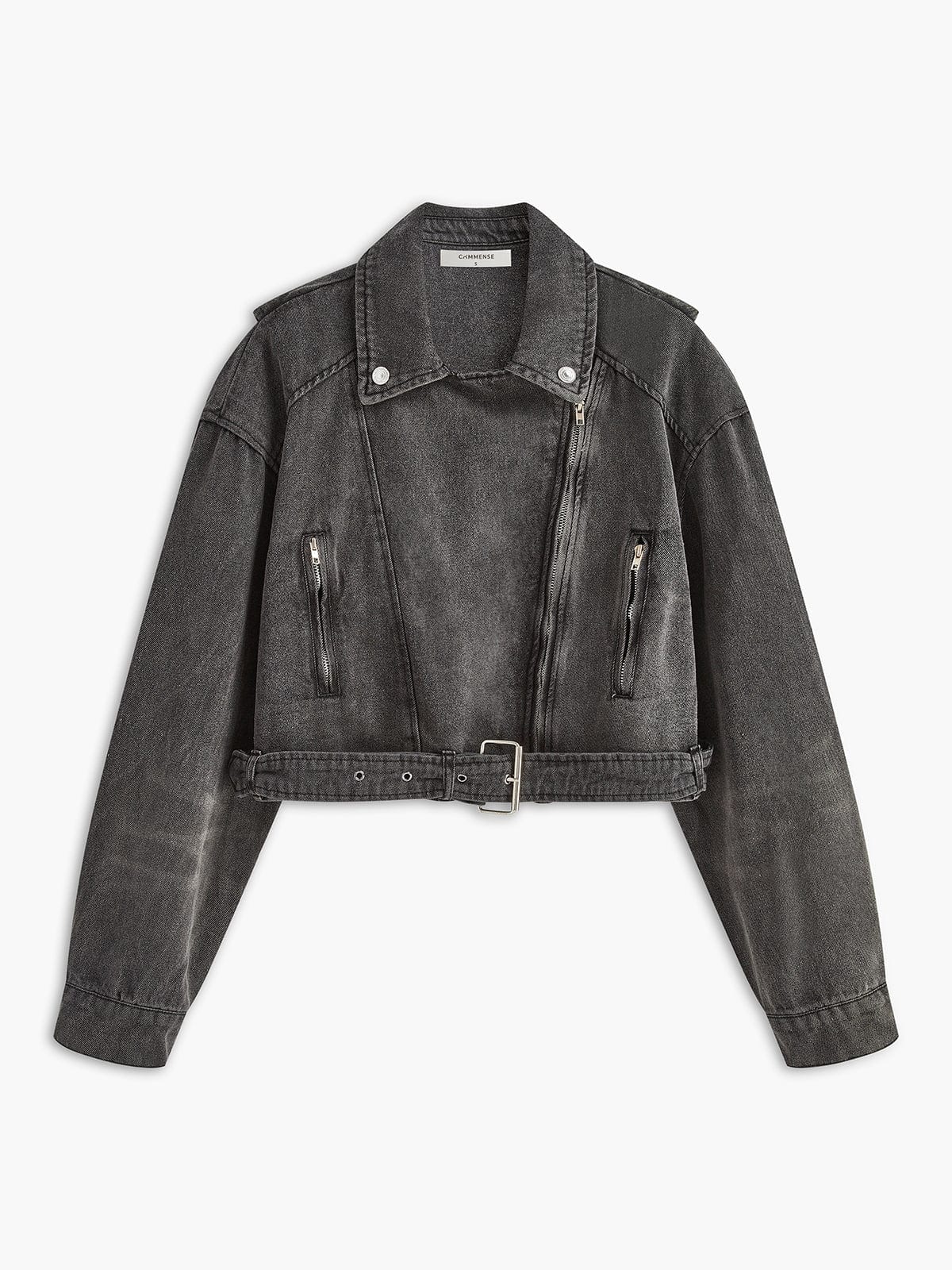 Womens Denim Jacket Cropped 0