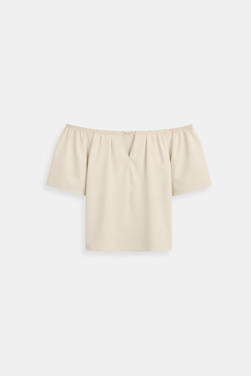 Womens Going Out Top Off-Shoulder V-Neck 5
